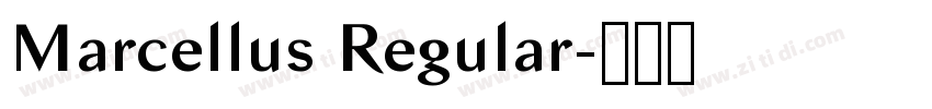 Marcellus Regular字体转换